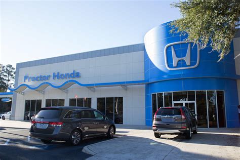 Proctor honda - Yes, Proctor Honda in Tallahassee, FL does have a service center. You can contact the service department at (850) 576-5165. Car Sales (850) 576-5165. Service (850) 576-5165. Schedule Service. Read verified reviews, shop for used cars and learn about shop hours and amenities. Visit Proctor Honda in Tallahassee, FL today!